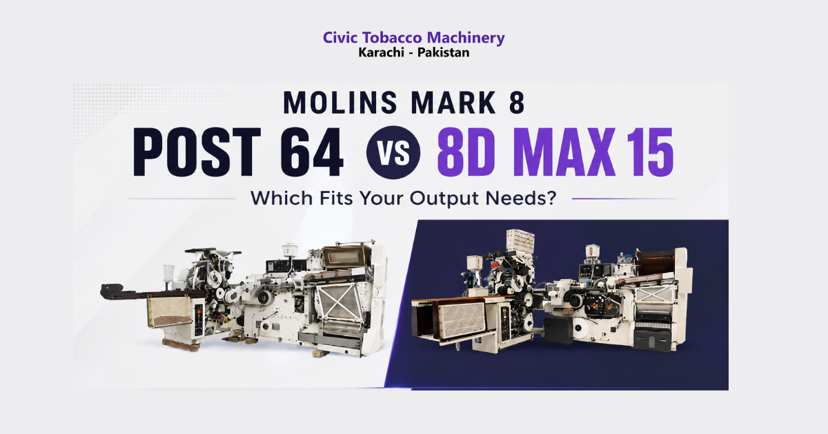 Molins Mark 8 Post 64 vs Mark 8D MAX 15: Which Fits Your Output Needs?